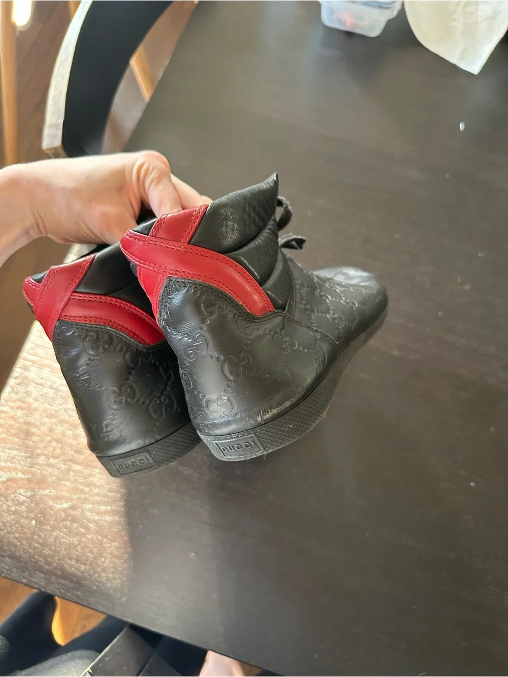 Gucci Signature High Top Sneakers Men’s